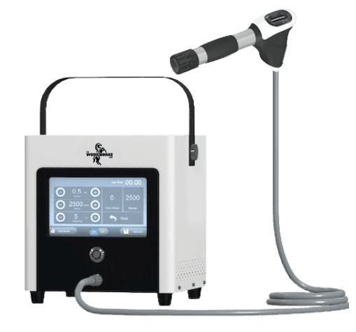 The Workhorse Mini shockwave therapy machine