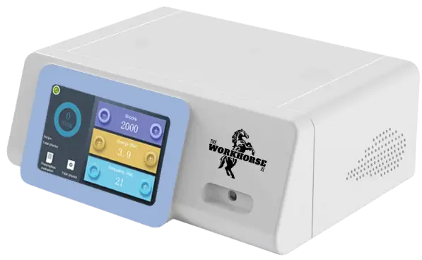 The Workhorse XL shockwave therapy machine